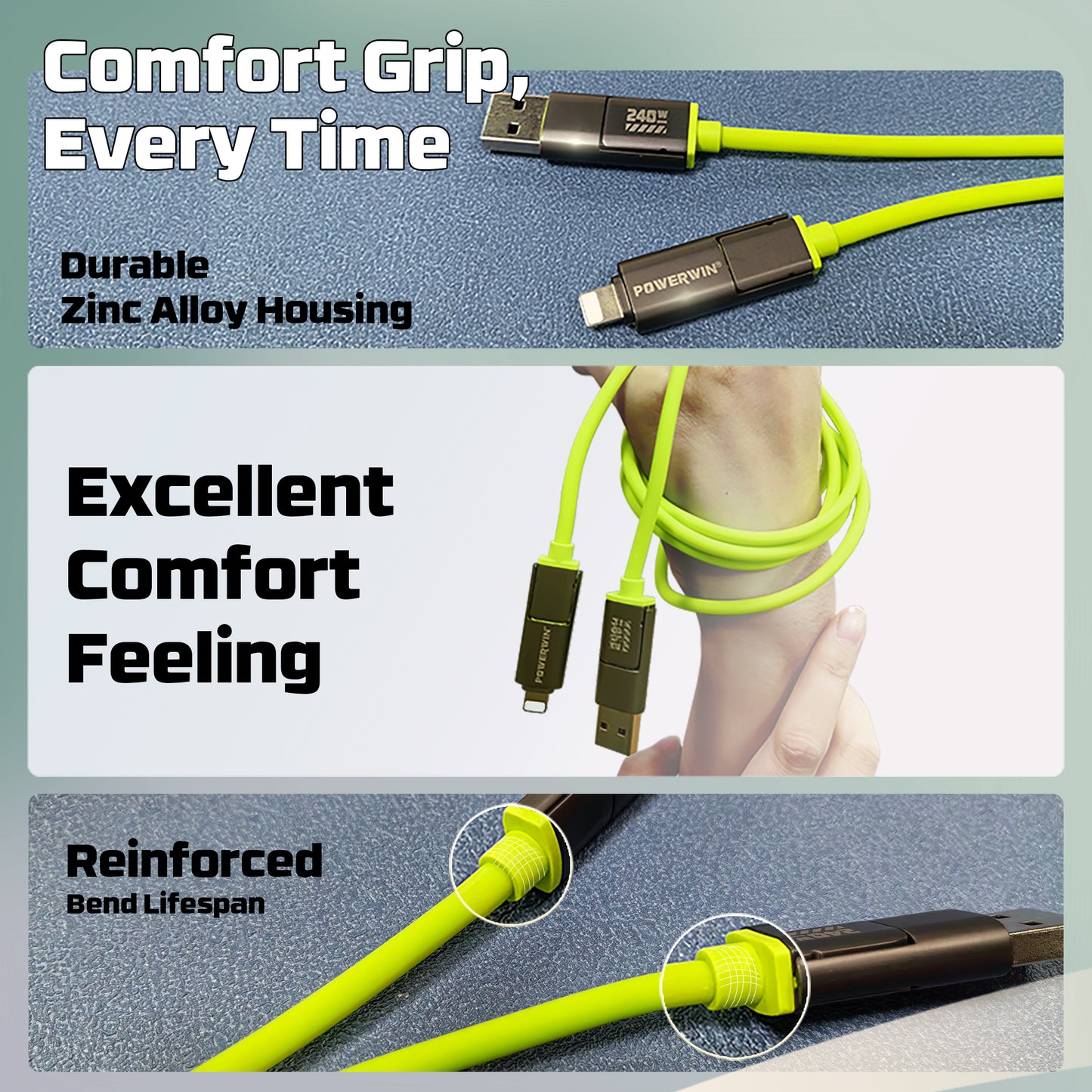 US-PWC240 Universal 4-in-1 Charging Cable